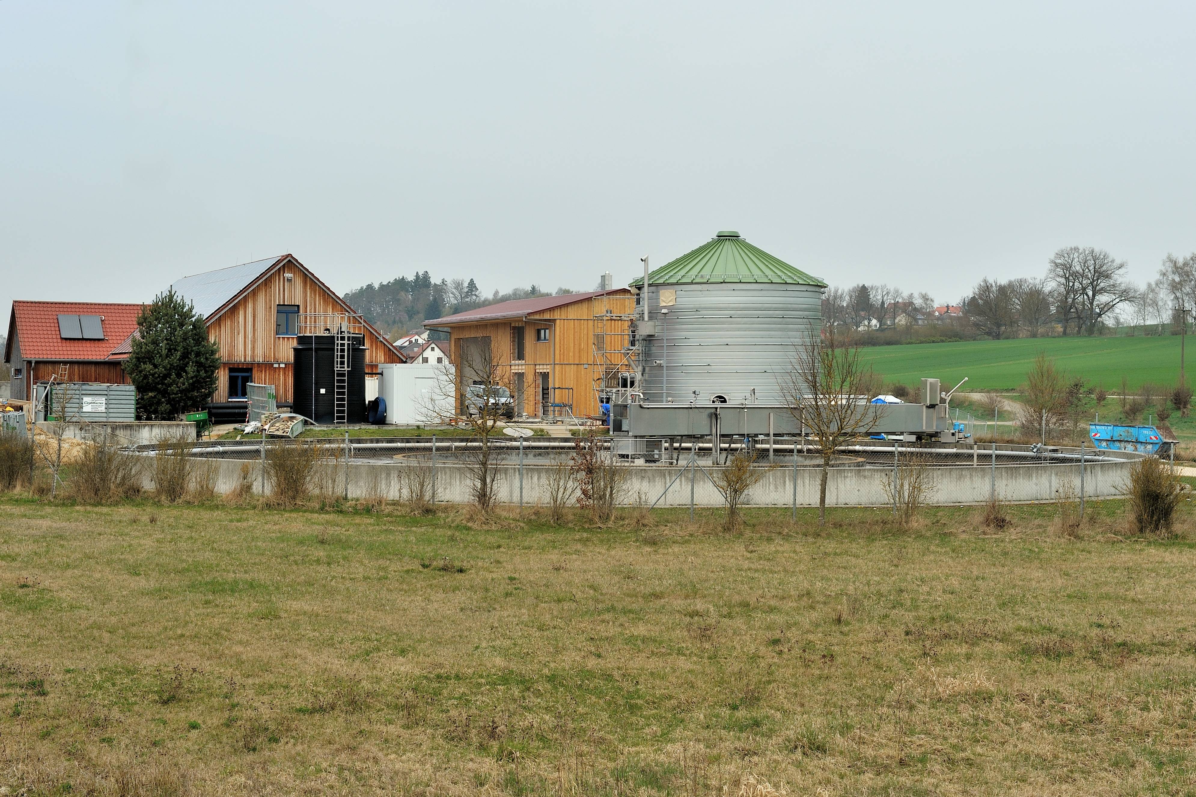 Die gemeindliche Kläranlage im Zeitlbachtal