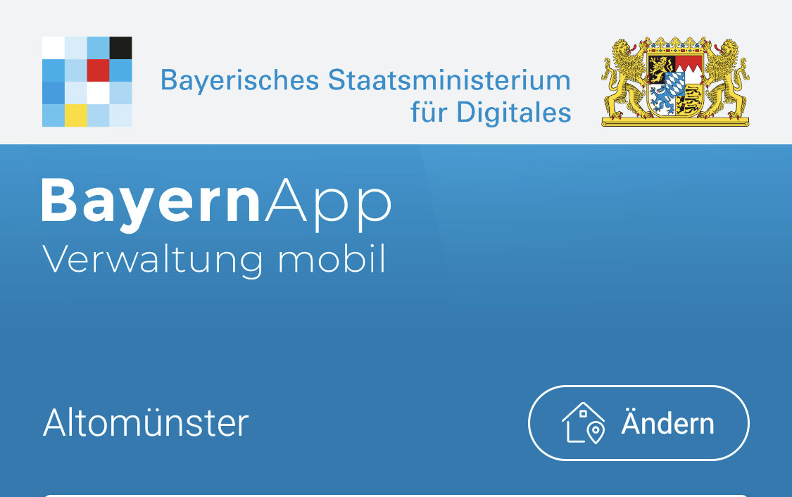 BayernApp - Verwaltung mobil