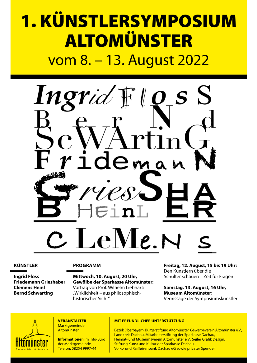 Künstlersymposium Plakat Leider haben wir keinen Alternativtext zu diesem Bild. Wir arbeiten daran und bitten um Ihr Verständnis.
