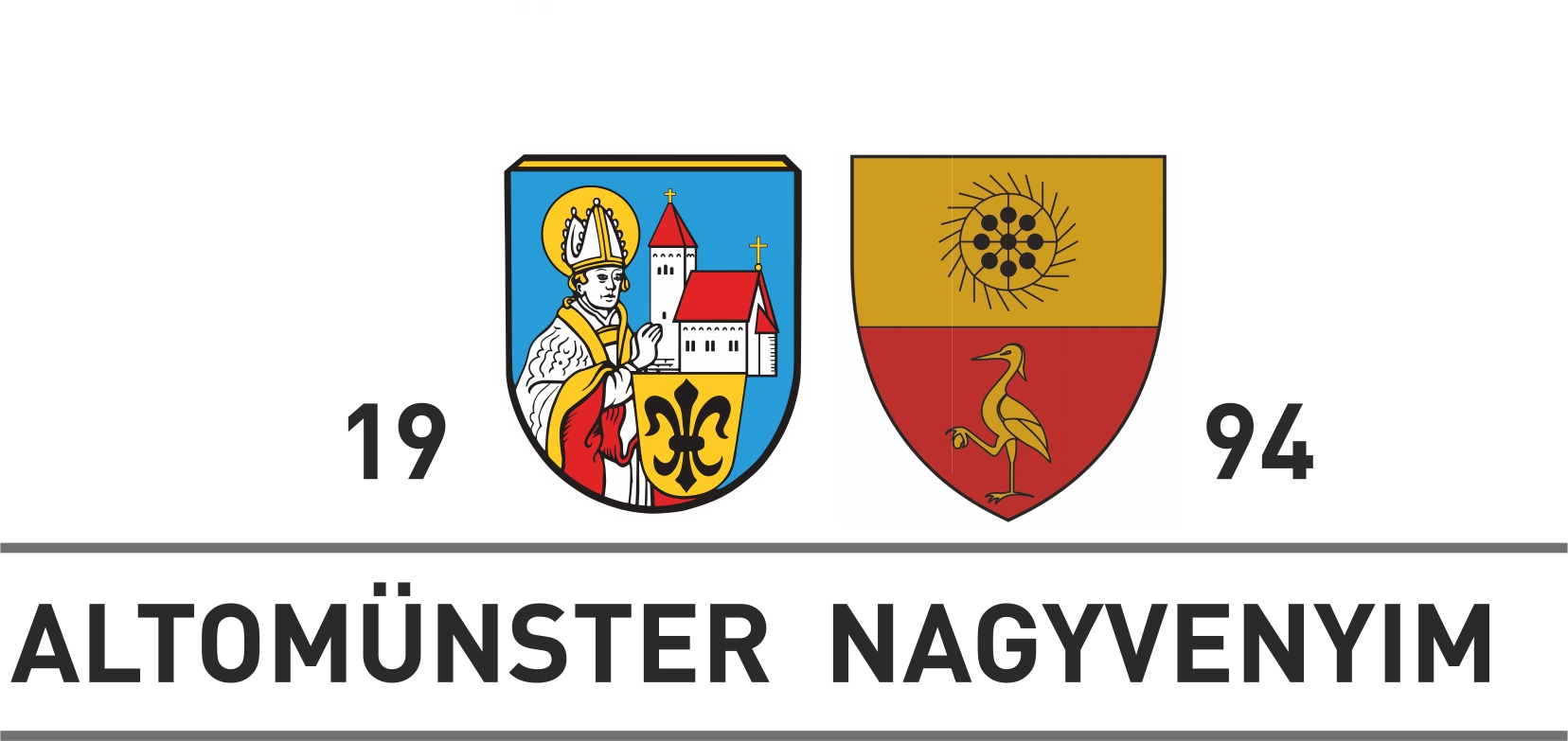 2022_Logo_Partnerschaft_flach_Alto Altomünster Nagyvenyim, 1994.